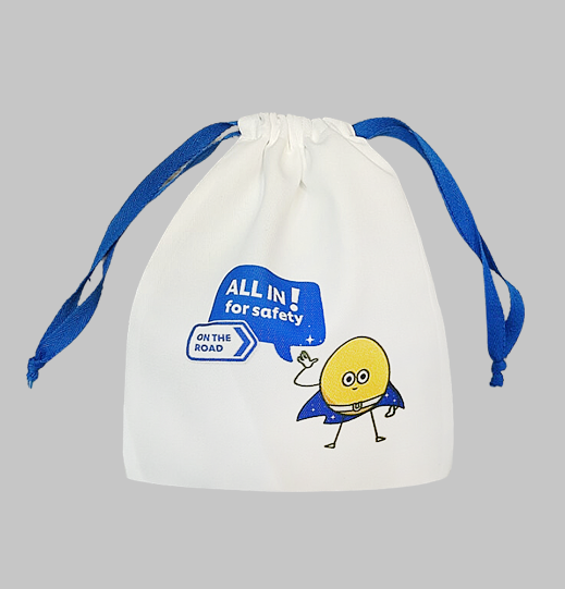 ถุงผ้าหูรูดสกรีนโลโก้