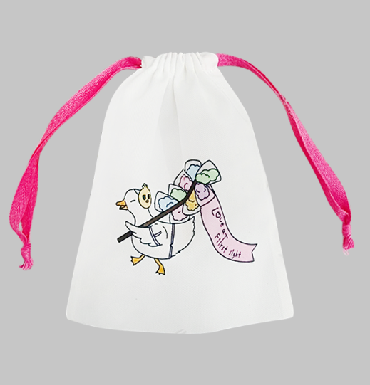 ถุงผ้าหูรูดสกรีนโลโก้