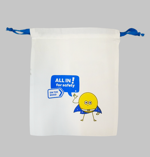 ถุงผ้าหูรูดสกรีนโลโก้