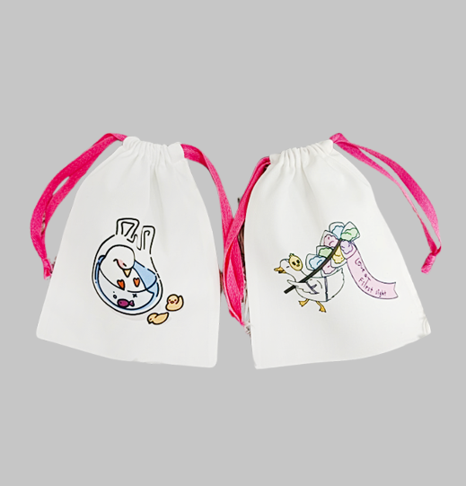 ถุงผ้าหูรูดสกรีนโลโก้