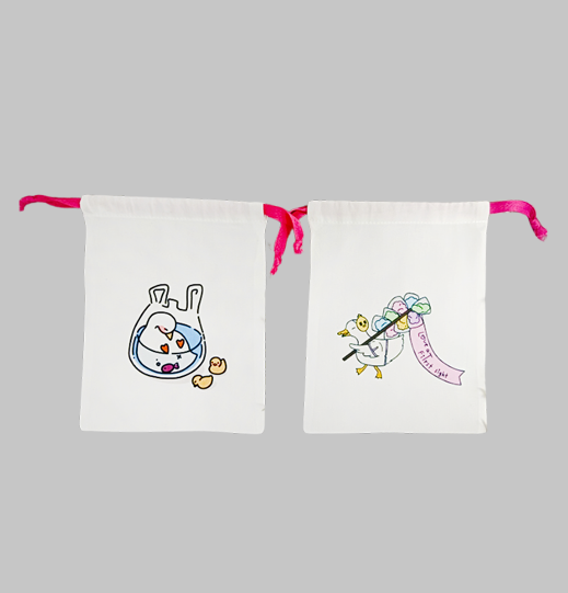 ถุงผ้าหูรูดสกรีนโลโก้