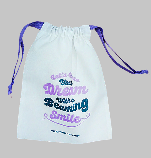 ถุงผ้าหูรูดสกรีนโลโก้