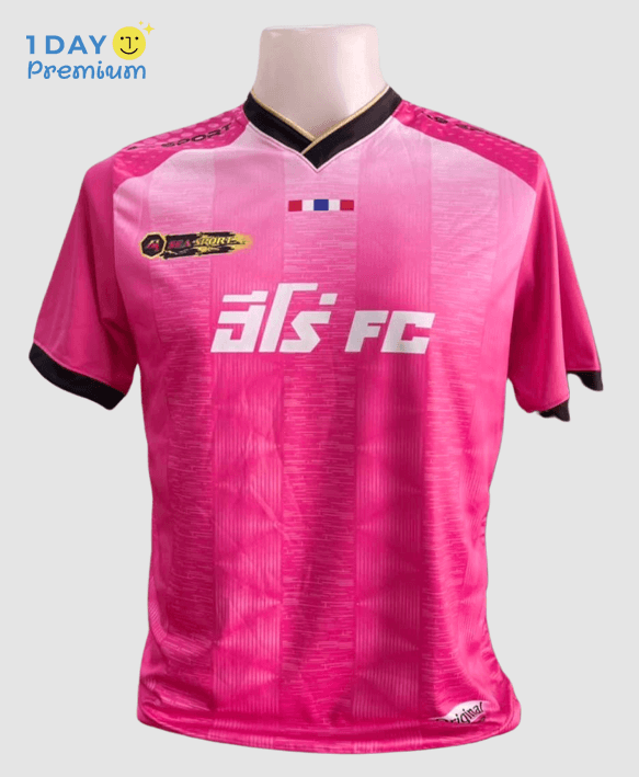 เสื้อคอวีพิมพ์ลาย