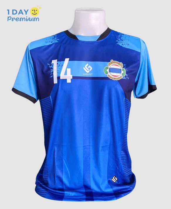 เสื้อคอห้าเหลี่ยมพิมพ์ลาย