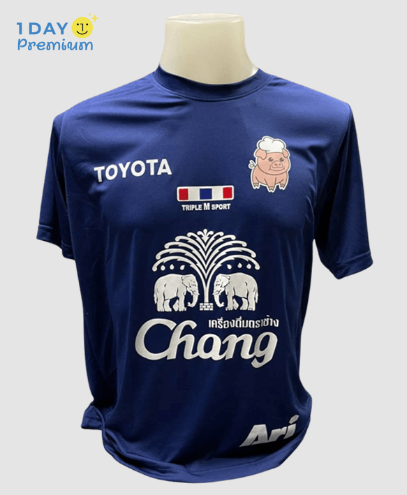 เสื้อพิมพ์ลายคอกลม