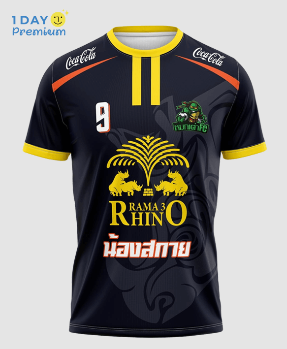 เสื้อพิมพ์ลายคอกลม