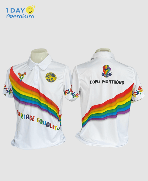 เสื้อโปโลพิมพ์ลาย
