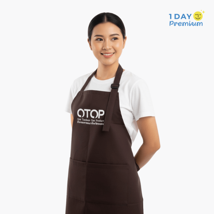 รับผลิตผ้ากันเปื้อนสกรีน