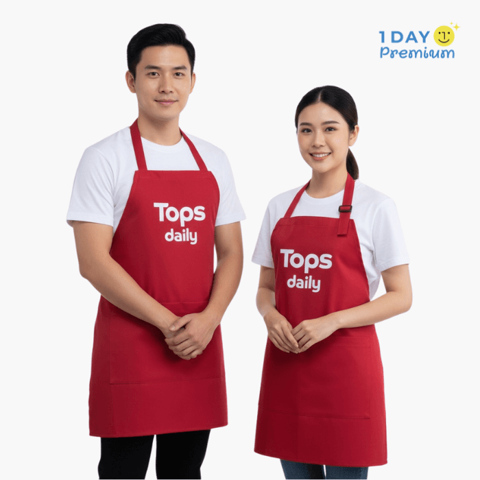 รับผลิตผ้ากันเปื้อนสกรีน