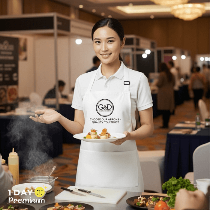 รับผลิตผ้ากันเปื้อนสกรีน